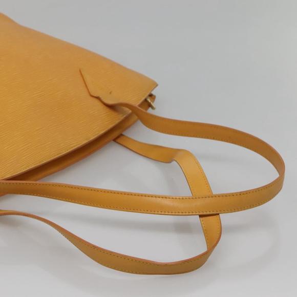 LOUIS VUITTON Epi Saint Jacques Shopping Shoulder Bag Yellow M52269 Auth MX137